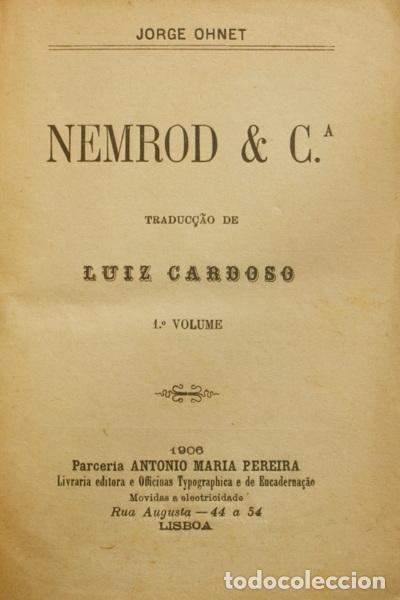 Libros: OHNET. (Jorge) - NEMROD & C.&ordf;. - Foto 1