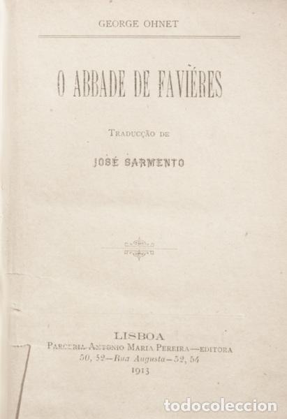 Libros: OHNET. (George) - O ABBADE DE FAVI&Eacute;RES. - Foto 1