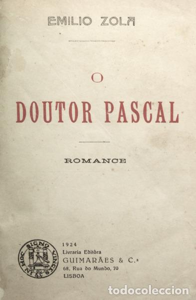 Libros: ZOLA. (&Eacute;mile) - O DOUTOR PASCAL. - Foto 1
