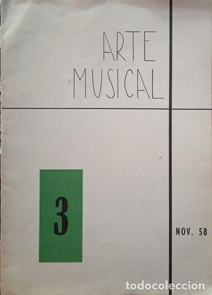 Libros: ARTE MUSICAL, N.&ordm; 3, 1958. - Foto 1