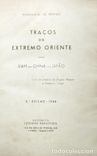 Libros: MORAES. (Wenceslau de) - TRA&Ccedil;OS DO EXTREMO ORIENTE. - Foto 2