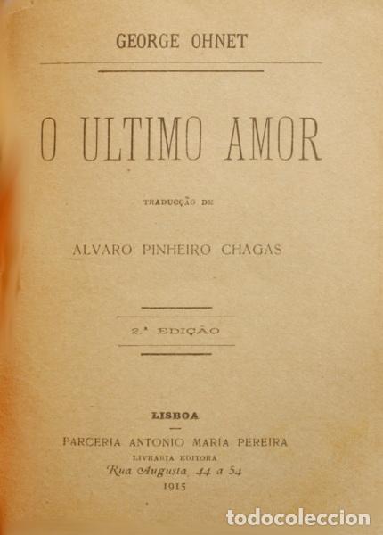 Libros: OHNET. (George) - O ULTIMO AMOR. - Foto 1