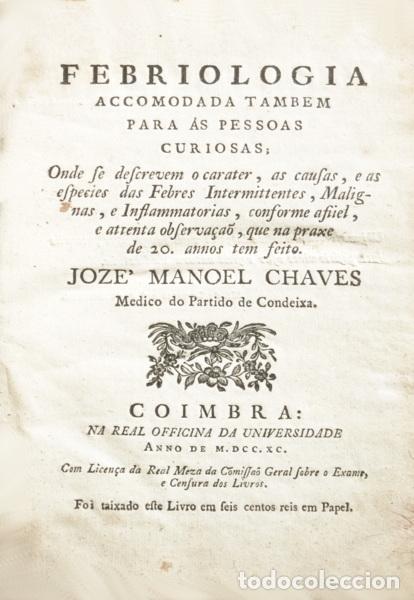 Libros: CHAVES. (Jos&eacute; Manuel) - FEBRIOLOGIA - Foto 1