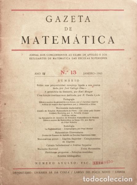 Libros: GAZETA DE MATEM&Aacute;TICA. [46 N&Uacute;MEROS] - Foto 1