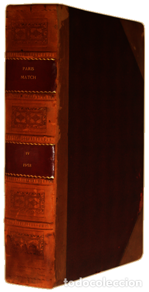 Libros: PARIS MATCH, N&ordm; 495-507, 1958. [VOL. IV] - Foto 4