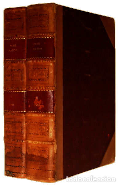 Libros: PARIS MATCH, N&ordm; 456-481, 1958. [VOL. I E II] - Foto 4