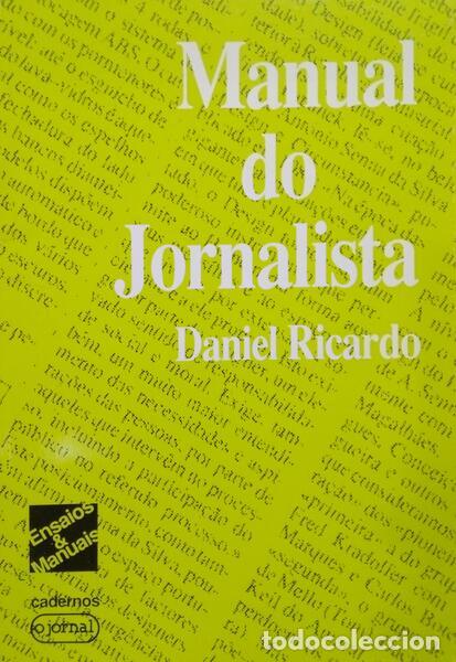 Libros: RICARDO. (Daniel) - MANUAL DO JORNALISTA. - Foto 1
