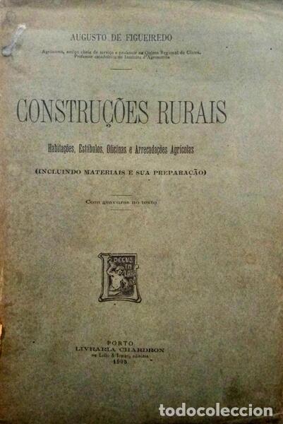 Libros: FIGUEIREDO. (Augusto de) - CONSTRU&Ccedil;&Otilde;ES RURAIS. - Foto 1