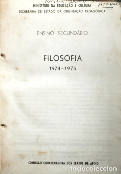 Libros: FILOSOFIA. [2 OBRAS] - Foto 1