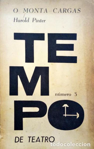 Libros: PINTER. (Harold) - O MONTA-CARGAS. - Foto 1
