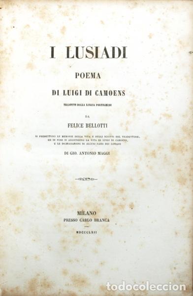 Libros: CAM&Otilde;ES. (Lu&iacute;s Vaz de) - I LUSIADI. - Foto 1