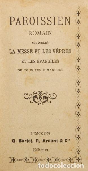 Libros: PAROISSIEN ROMAIN. - Foto 1