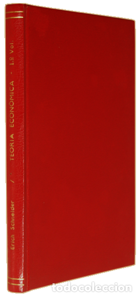 Libros: SCHNEIDER. (Erich) - INTRODU&Ccedil;&Atilde;O &Agrave; TEORIA ECON&Ocirc;MICA. - Foto 3