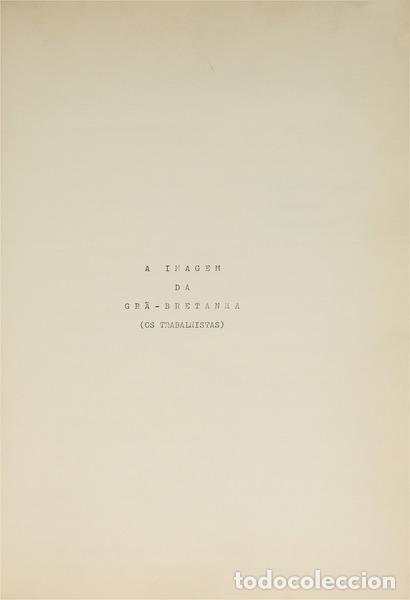 Libros: FERREIRA DA SILVA. (Marcelo) - A IMAGEM DA GR&Atilde;-BRETANHA (OS TRABALHISTAS). - Foto 1