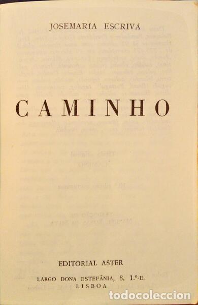 Libros: ESCRIV&Aacute;. (Josemar&iacute;a) - CAMINHO. [10.&ordf; EDI&Ccedil;&Atilde;O] - Foto 2