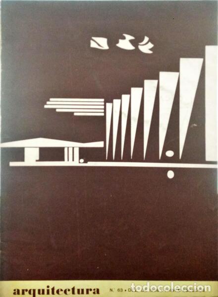 Libros: ARQUITECTURA, N.ᵒˢ 62, 63, 64, 1958/59. - Foto 2