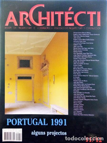 Libros: ARCHIT&Eacute;CTI, N.&ordm; 11/12. PORTUGAL 1991. - Foto 1