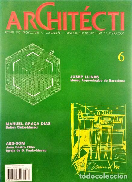 Libros: ARCHIT&Eacute;CTI, N.&ordm; 06, NOVEMBRO 1990. - Foto 1