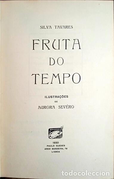 Libros: SILVA TAVARES. - FRUTA DO TEMPO. - Foto 1