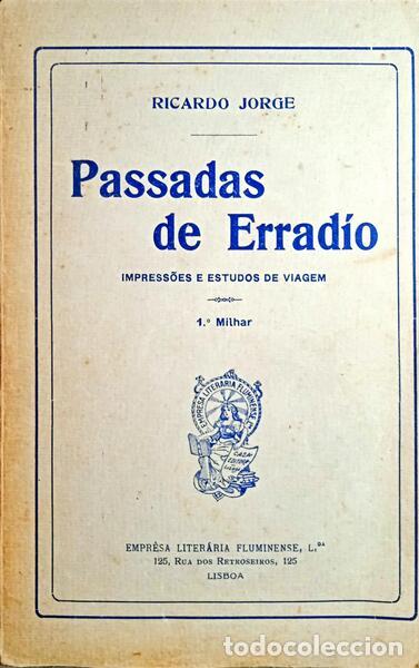 Libros: JORGE. (Ricardo) - PASSADAS DE ERRAD&Iacute;O. [1.&ordf; EDI&Ccedil;&Atilde;O] - Foto 1
