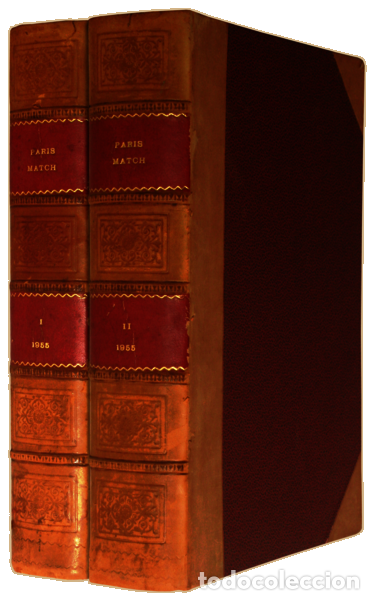 Libros: PARIS MATCH, N&ordm; 301- 326, 1955. [VOL. I E II] - Foto 4