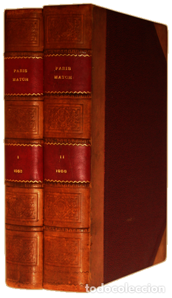 Libros: PARIS MATCH, N&ordm; 352-377, 1956. [VOL. I E II] - Foto 4