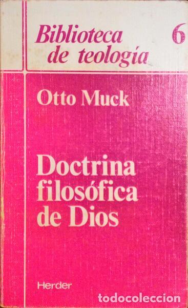 Libros: MUCK. (Otto) - DOCTRINA FILOS&Oacute;FICA DE DIOS. - Foto 1