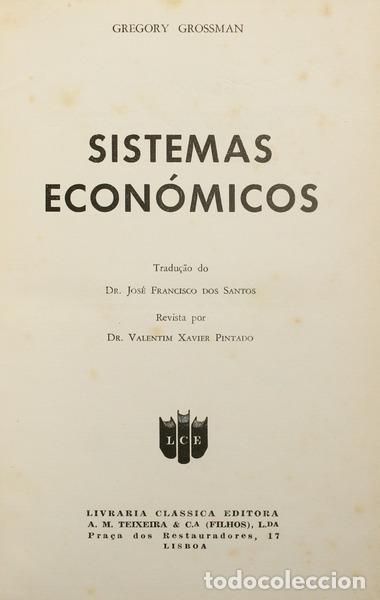 Libros: GROSSMAN. (Gregory) - SISTEMAS ECON&Oacute;MICOS. - Foto 1