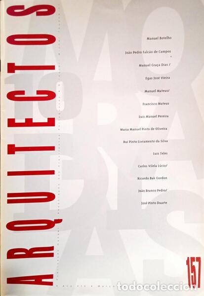 Libros: ARQUITECTOS, N.ᵒˢ 157-158, 1996.