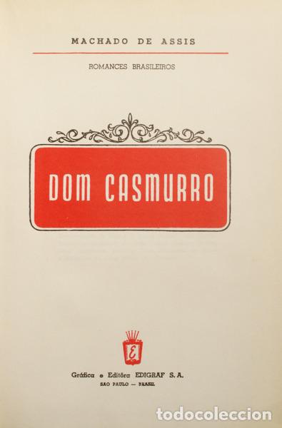 Libros: MACHADO DE ASSIS. (Joaquim Maria) - DOM CASMURRO. - Foto 1