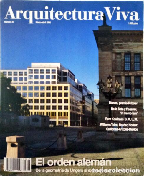 Libros: ARQUITECTURA VIVA, N.&ordm; 47, MARZO - ABRIL 1996. - Foto 1