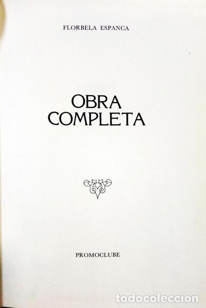 Libros: ESPANCA. (Florbela) - OBRA COMPLETA. - Foto 1