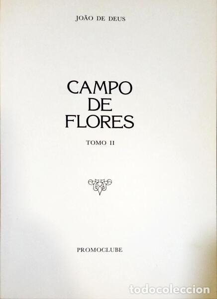 Libros: DEUS. (Jo&atilde;o de) - CAMPO DE FLORES. [PROMOCLUBE] - Foto 2