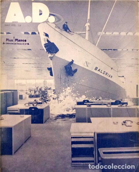 Libros: ARCHITECTURAL DESIGN, VOLUME XL, N.&ordm; 5 - 9, 1970. [4 VOLUMES]. - Foto 1