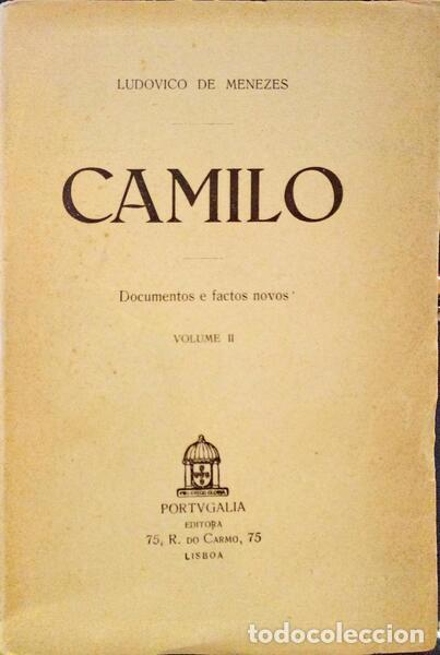 Libros: MENEZES. (Ludovico de) - CAMILO. - Foto 1