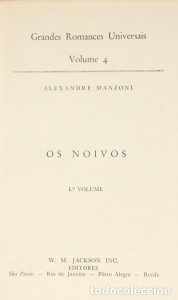 Libros: MANZONI. (Alexandre) - OS NOIVOS. [2 VOLUMES] - Foto 1