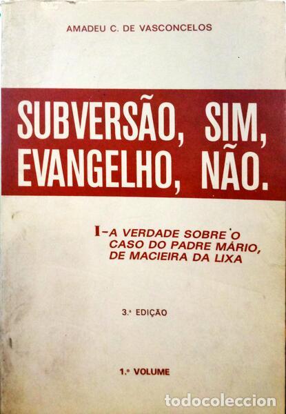 Libros: VASCONCELOS. (Amadeu C. de) - SUBVERS&Atilde;O, SIM, EVANGELHO, N&Atilde;O. - Foto 1