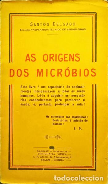 Libros: DELGADO. (Santos) - AS ORIGENS DOS MICR&Oacute;BIOS. - Foto 1