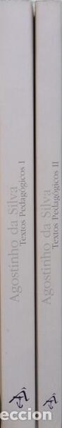 Libros: SILVA. (Agostinho da) - TEXTOS PEDAG&Oacute;GICOS. [2 VOLS.] - Foto 3