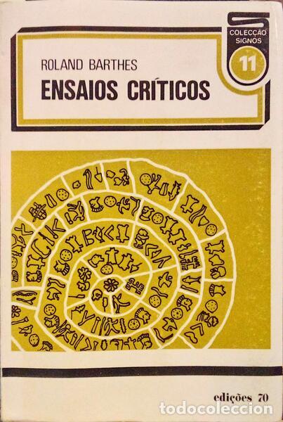 Libros: BARTHES. (Roland) - ENSAIOS CR&Iacute;TICOS. - Foto 1