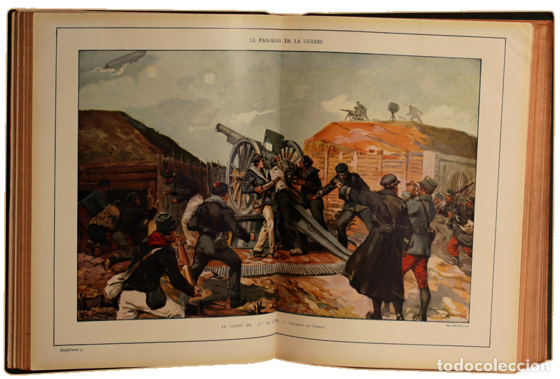 Libros: PANORAMA (LE) DE LA GUERRE DE 1914. [6 VOLUMES]. - Foto 3