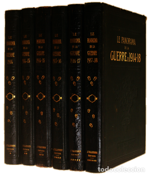 Libros: PANORAMA (LE) DE LA GUERRE DE 1914. [6 VOLUMES]. - Foto 4