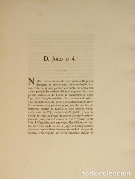 Libros: VASCONCELOS. (Joaquim) - EL-REY D. JO&Atilde;O O 4.??. - Foto 3