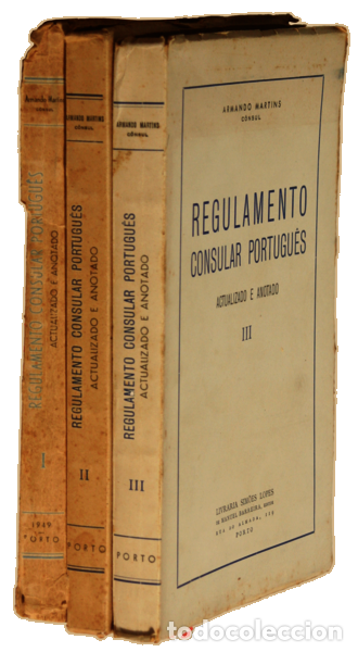 Libros: MARTINS. (Armando) - REGULAMENTO CONSULAR PORTUGU&Ecirc;S. - Foto 3