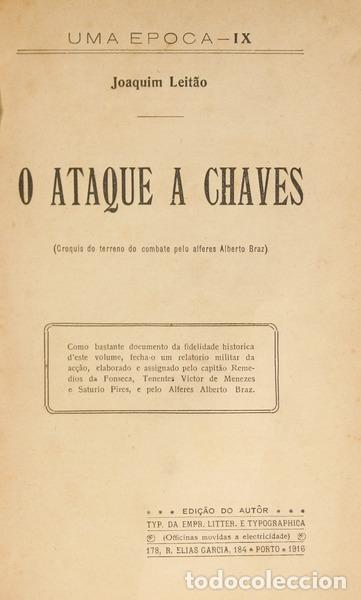 Libros: LEIT&Atilde;O. (Joaquim) - O ATAQUE A CHAVES. - Foto 1
