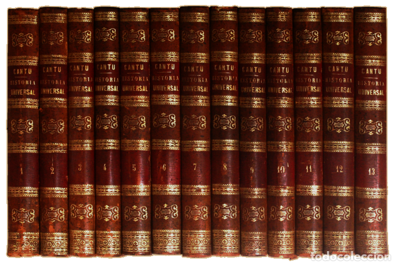 Libros: CANTU. (C&eacute;sar) - HIST&Oacute;RIA UNIVERSAL. [13 VOLUMES] - Foto 4