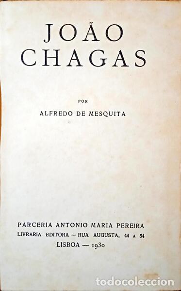 Libros: MESQUITA. (Alfredo de) - JO&Atilde;O CHAGAS. - Foto 1