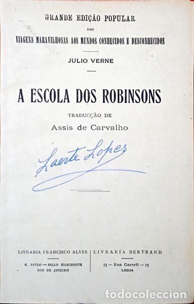 Libros: VERNE. (Jules) - A ESCOLA DOS ROBINSONS. - Foto 1