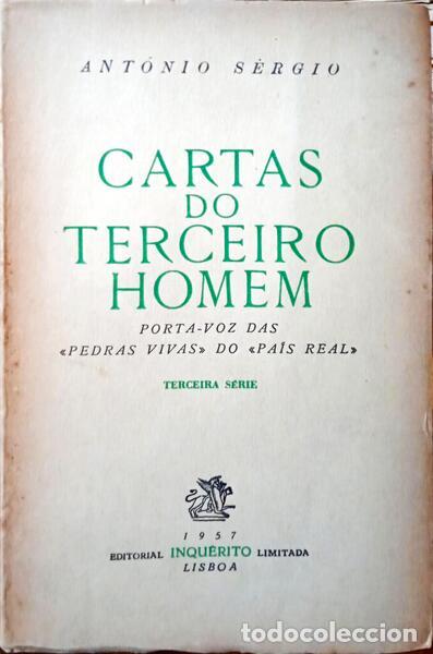 Libros: ANT&Oacute;NIO S&Eacute;RGIO. - CARTAS DO TERCEIRO HOMEM. [3.&ordf; S&Eacute;RIE] - Foto 1