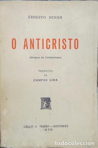 Libros: RENAN. (Ernest) - O ANTICRISTO. - Foto 1